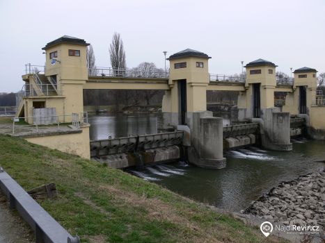 Jez Hodonín křižovatka revírů M4, M5 a M4A